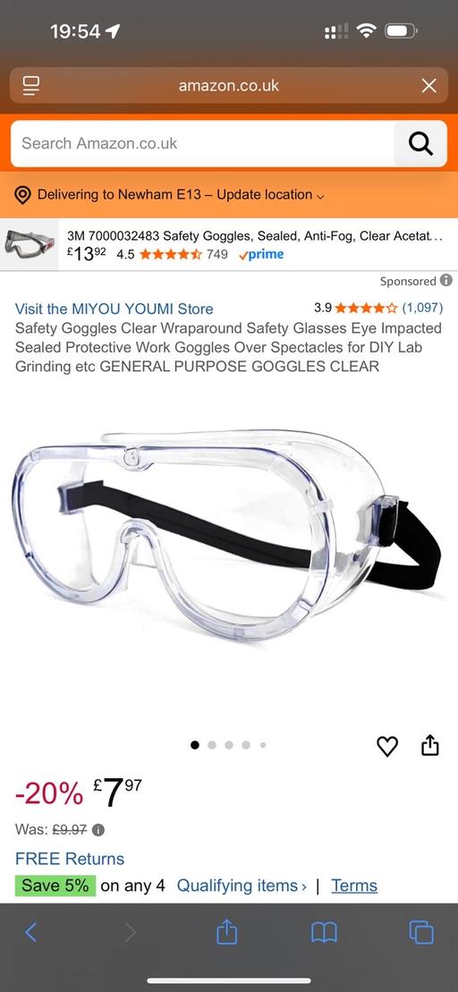 Buy & Sell Canning Town East London - Photos for Laif googles for best price!