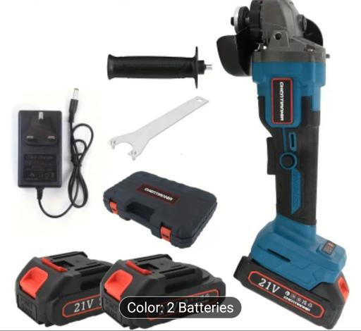 Buy & Sell Saint Helens Merseyside - Photos for Cordless Angle Grinder & 2 Batteries BRANDNEW