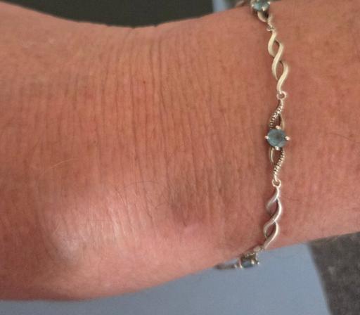 Buy & Sell Westgate-on-Sea Thanet - Photos for GENUINE TOPAZ & DIAMOND BRACELET