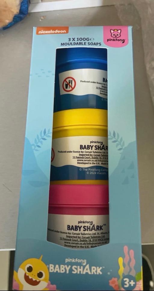 Buy & Sell Kings Heath Birmingham - Photos for New kids Babyshark 3x mouldable soap