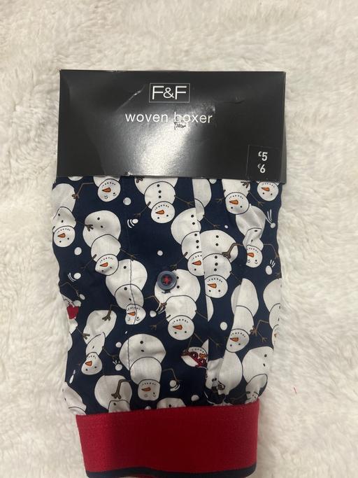 Buy & Sell Dovecot Knowsley - Photos for 2XL Xmas boxer shorts. F&F, Snowman. New