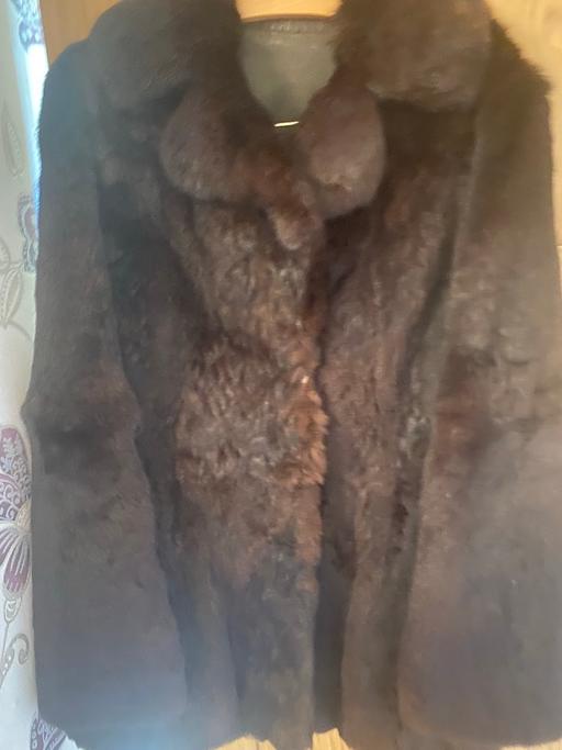 Buy & Sell Brockmoor Dudley - Photos for Ladies dark brown real fur coat good con