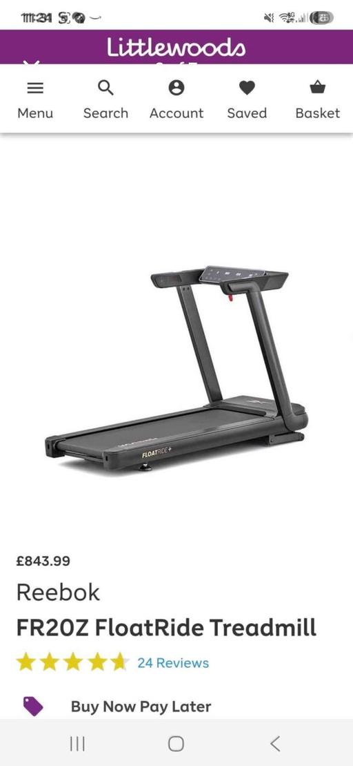Buy & Sell Epsom and Ewell Surrey - Photos for new reebok treadmill