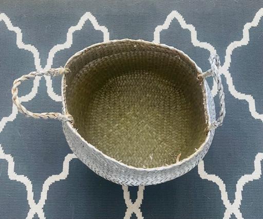 Buy & Sell Cheam Sutton - Photos for Silver Seagrass Planter, Toy Basket