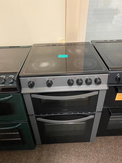 Buy & Sell Brampton-en-Le-Morthen Rotherham - Photos for SILVER LOGIK 60CM GLASSTOP ELECTRIC COOKER