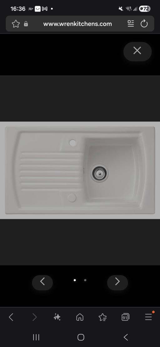 Buy & Sell Coseley Dudley - Photos for New Evia ceramic sink. Hairline crack.