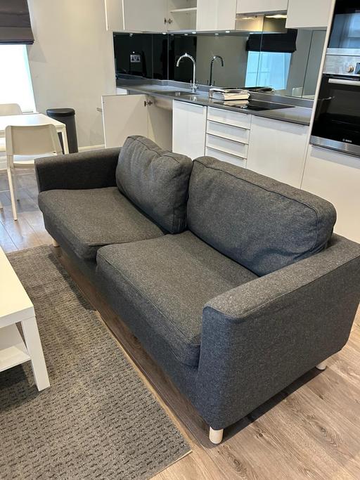 Buy & Sell Kew Richmond upon Thames - Photos for IKEA PARUP 3-Seater Sofa – Grey