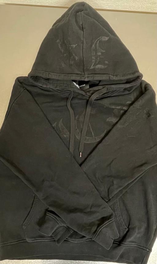 Buy & Sell West Ealing West London - Photos for John Richmond retro men’s black print hoodie