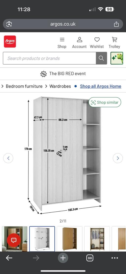 Buy & Sell Hednesford Cannock Chase - Photos for Wardrobe