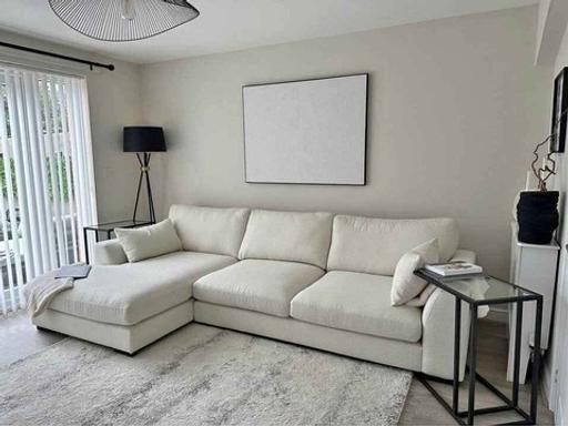 Buy & Sell Liverpool Street Central London - Photos for corner sofa cream color