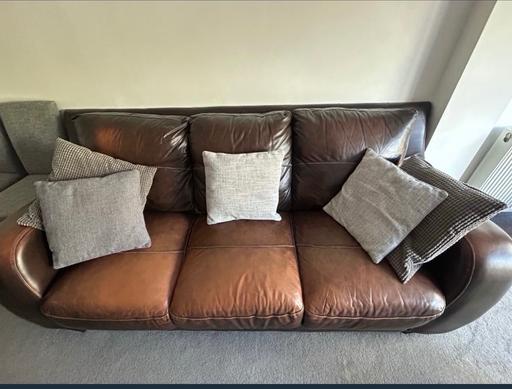 Buy & Sell Streetly Walsall - Photos for 3 seater and 2 seater leather sofas