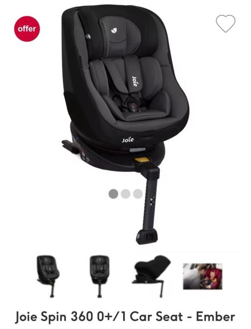 Buy & Sell Streetly Walsall - Photos for Joie Spin 360 0+/1 Car Seat with isofix