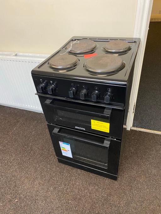 Buy & Sell Nuthall Broxtowe - Photos for BLACK ELECTRIQ SOLID HOB ELECTRIC COOKER
