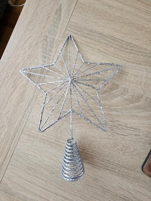 Buy & Sell Newton Doncaster - Photos for Xmas glitter top of tree star..NEW