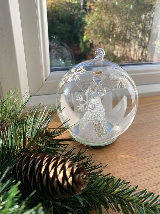 Buy & Sell Tyldesley Wigan - Photos for Large Christmas Glass Angel Bauble