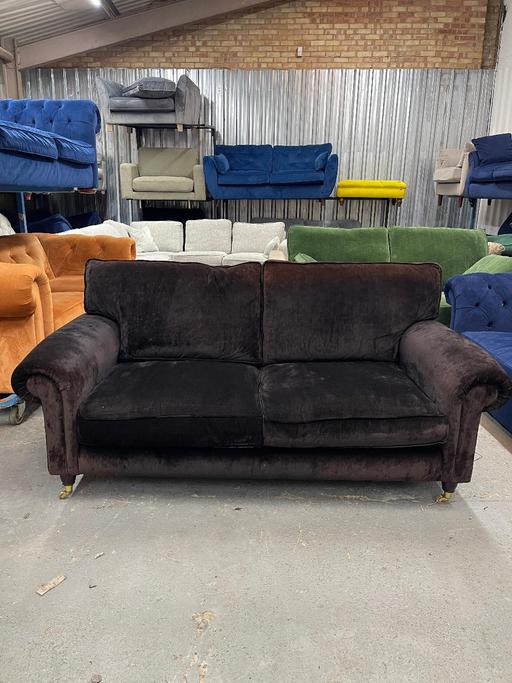 Buy & Sell Cheslyn Hay South Staffordshire - Photos for Laura Ashley Black Velvet Sofa
