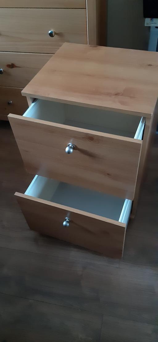 Buy & Sell Hall Green Birmingham - Photos for Wooden bedside table storage cabinet drawers