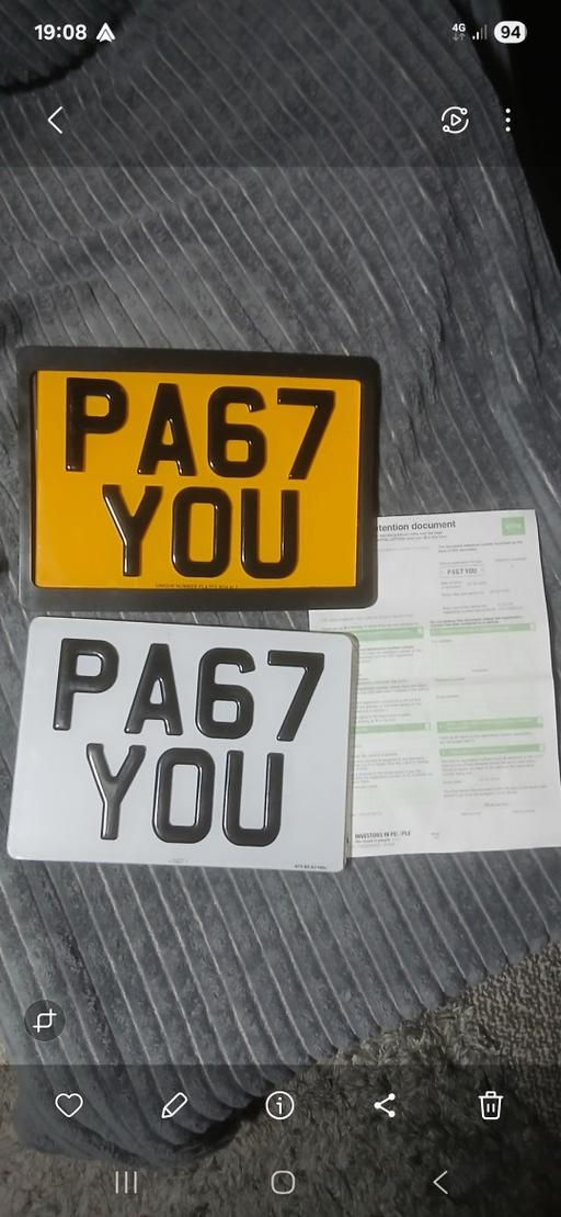 Vehicles Boothferry East Riding of Yorkshire - Photos for number plate for sale