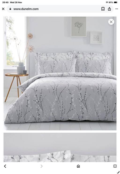 Buy & Sell Telford Way Industrial Estate North Northamptonshire - Photos for Dunelm reversible grey bedding