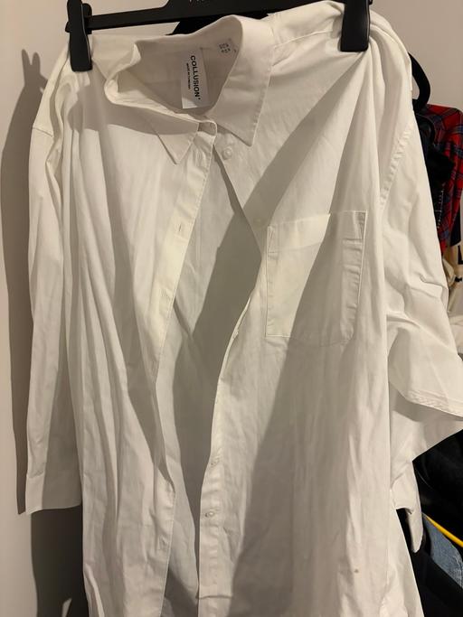 Buy & Sell Ocker Hill Sandwell - Photos for White collusion shirt size 14