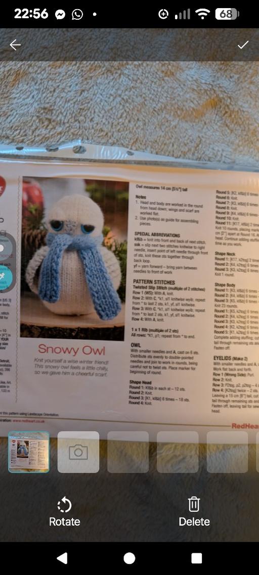 courses Telford Telford and Wrekin - Photos for BOUGHT UNUSED SNOWY OWL KNITTING PATTERN