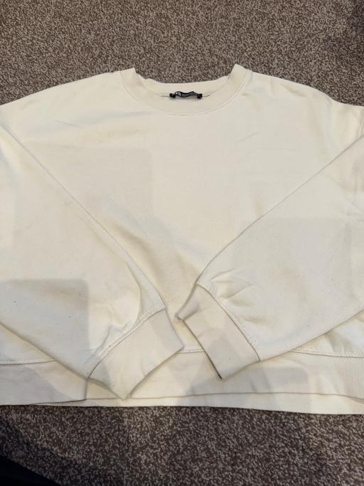 Buy & Sell New Eltham South East London - Photos for Ladies cream Zara sweatshirt M