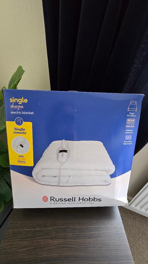 Buy & Sell Worcester Worcestershire - Photos for Russell Hobbs Fleece Electric Blanket NEW