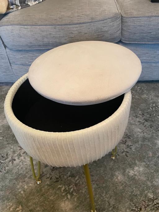 Buy & Sell Netherstowe Lichfield - Photos for White stool with storage