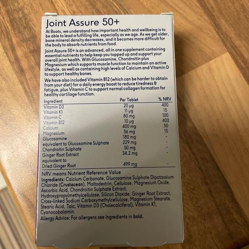 Buy & Sell Arnold Gedling - Photos for Boots joint assure 50+ x3 packs.date 5/27.New