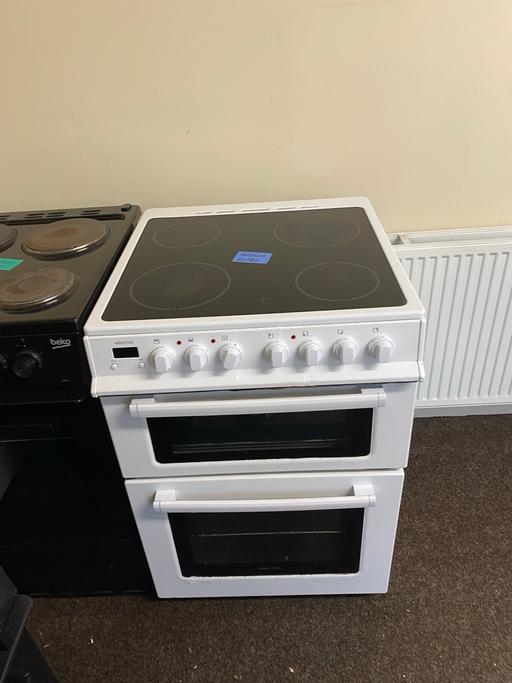 Buy & Sell Strelley Nottingham - Photos for WHITE ELECTRA 60CM GLASSTOP ELECTRIC COOKER