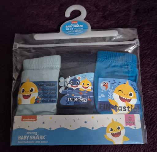 Buy & Sell Wednesfield Wolverhampton - Photos for Baby Shark Boys' Briefs 18-24 Months.