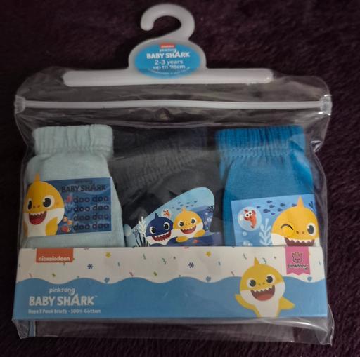 Buy & Sell Wednesfield Wolverhampton - Photos for Baby Shark Boys' Briefs 2-3 Years
