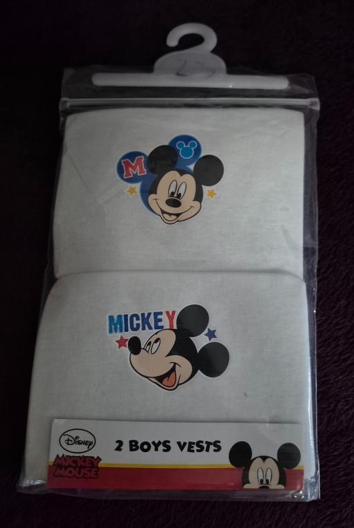 Buy & Sell Wednesfield Wolverhampton - Photos for Boy's Mickey Mouse Vests 2-3 Years.