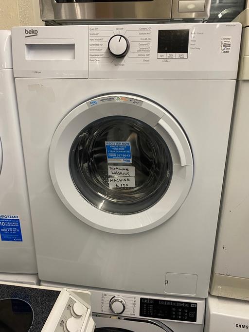 Buy & Sell Nuthall Broxtowe - Photos for WHITE BEKO SLIMLINE WASHING MACHINE
