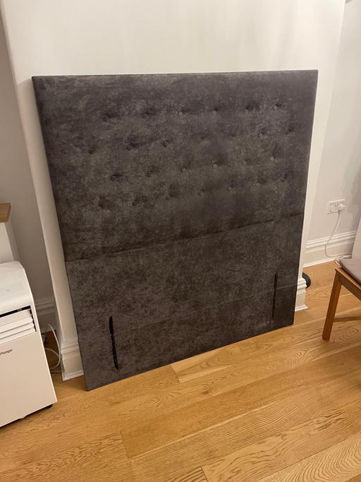 Buy & Sell Barking Barking and Dagenham - Photos for Small double headboard - grey