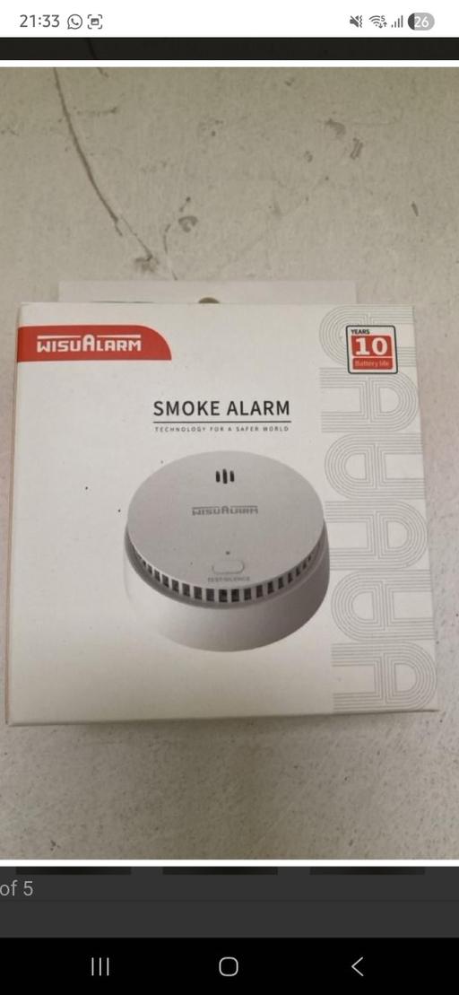 Buy & Sell Castle Industrial Estate Oldham - Photos for wisualarm Standalone Smoke Alarm brand new