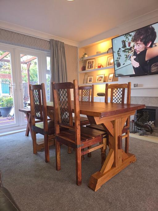 Buy & Sell Heswall Wirral - Photos for handmade dinning table, and 4 matching chairs