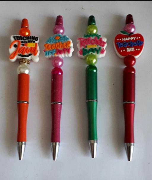 courses Page Moss Knowsley - Photos for teacher beaded pen £2.50 each