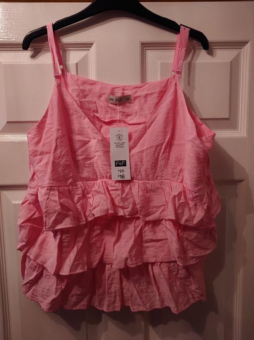 Buy & Sell Woodthorpe Charnwood - Photos for Women's pink ruffle cami size 20
