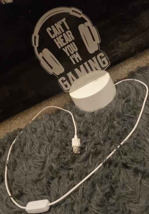 Buy & Sell Clayton West Kirklees - Photos for Cant Hear You I'm Gaming Night Light