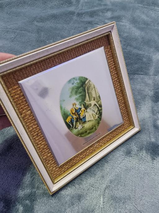 Buy & Sell Bournville Birmingham - Photos for 1970s Nicolas Lancret Printed Mirrored Pictur