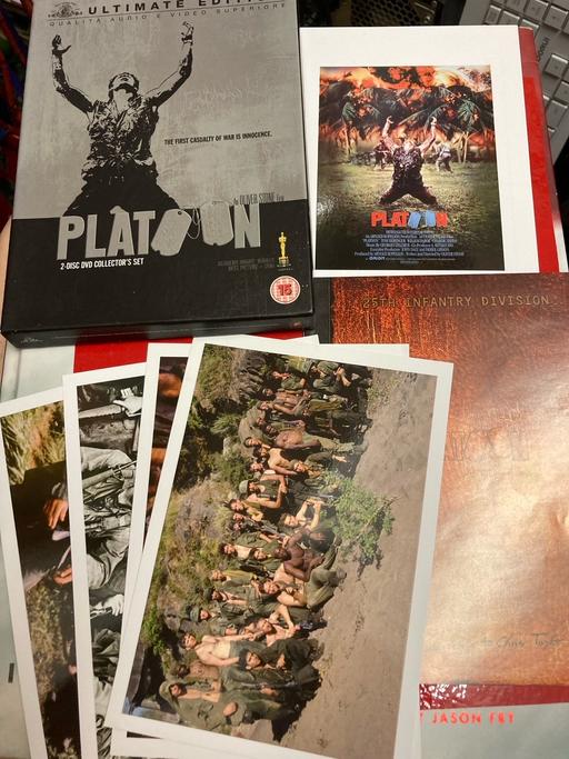 Buy & Sell Clevedon North Somerset - Photos for PLATOON 2 DISC CARDS BOOKLET BOX
