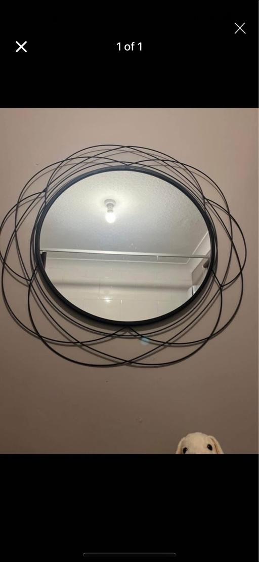 Buy & Sell Cadeby Doncaster - Photos for 2ft circumference black unusual mirror