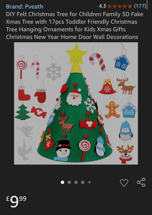 Buy & Sell Crumpsall Manchester - Photos for new Kids DIY Felt Xmas Tree