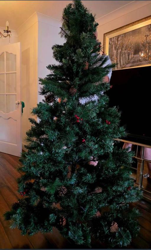 Buy & Sell Wickford Basildon - Photos for 6ft Berry & Pine Cone Xmas Tree