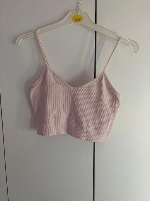 Buy & Sell Hessle East Riding of Yorkshire - Photos for Pink Ribbed Cropped Vest Top