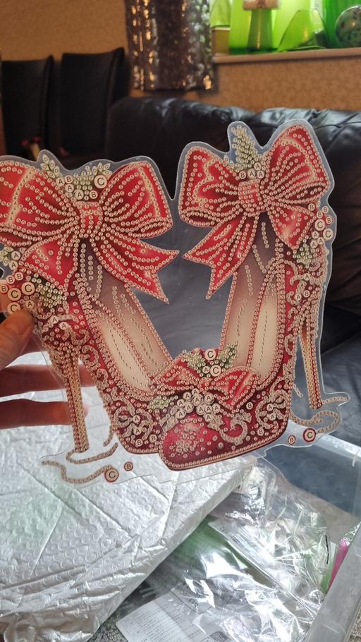 Buy & Sell Addington Village Station South East London - Photos for Diamond art Christmassy shoes new set £5