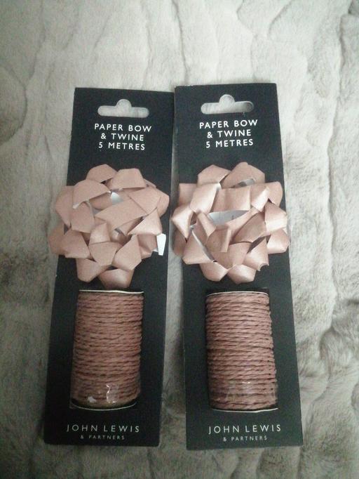 Buy & Sell Moseley Village Wolverhampton - Photos for New John Lewis 2 pks of bow and twine 5M