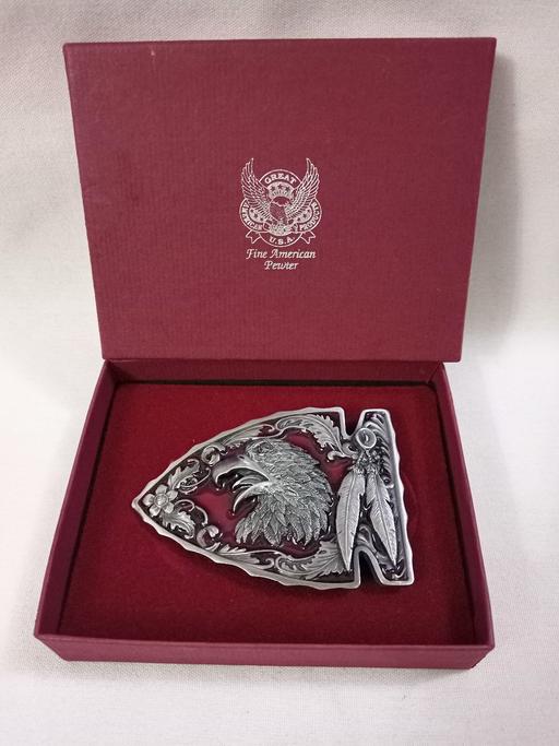 Buy & Sell Hall Green Birmingham - Photos for VINTAGE SISKIYOU USA EAGLE BELT BUCKLE.