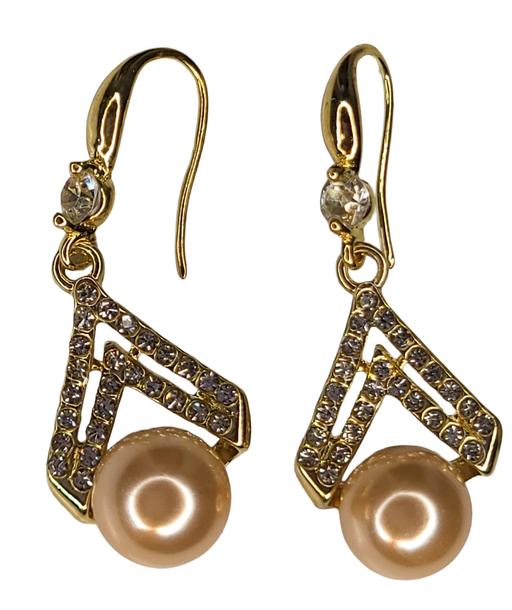 Buy & Sell - Photos for Beautiful dimond hook Pearl Earings